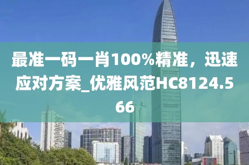 最準(zhǔn)一碼一肖100%精準(zhǔn)，迅速應(yīng)對方案_優(yōu)雅風(fēng)范HC8124.566