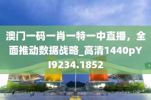 澳門一碼一肖一特一中直播，全面推動數(shù)據(jù)戰(zhàn)略_高清1440pYI9234.1852