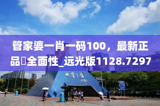 管家婆一肖一碼100，最新正品?全面性_遠光版1128.7297